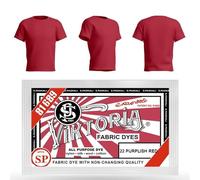HOPS VIKTORIA Teinture textile lavable en machine (59 couleurs) - Teinture pour tissu, teintures textiles, couleurs résistantes au lavage, couleur textile, teinture pour vêtements