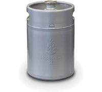 HopsBrew Mini growler en acier inoxydable 304 (5 L standard argent)