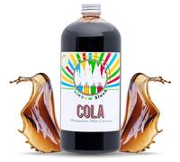 Hopser Food Fun Rainbow Slush Sirop sans AZO | Bouteille de 1 l | Concentré pour machine à glace, machines à glace, machines à glace, boissons 1:5 à 1:20 (cola)