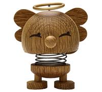 Hoptimist Ange Bimble S Chêne - Figurine À Secouer, Décoration Scandinave, Salon, Bureau, Salle De Bain, Cadeau Original - Chêne