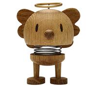 Hoptimist Figurine à secouer Ange Bumble S – 4,5×5,8×7,5 cm – Chêne