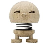 Hoptimist Bimble en Bois, Figurine à secouer, décoration scandinave pour Le Salon, Le Bureau, Le Couloir, la Salle de Bain, Super Cadeau, 4,5 x 5,8 x 6,6 cm, Small, Raw Oak