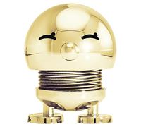 Hoptimist Bimble, Figurine à secouer, décoration scandinave pour Le Salon, Le Bureau, Le Bureau, l'entrée, la Salle de Bain, Moderne & scandinave, Super Cadeau, 4,5 x 5,8 x 6,6 cm, Small, Gold
