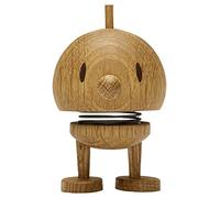 Hoptimist Bumble en Bois, Figurine à secouer, décoration scandinave pour Le Salon, Le Bureau, Le Couloir, la Salle de Bain, Super Cadeau, 4,5 x 5,8 x 7,6 cm, Small, Oak