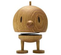 Hoptimist Bumble en Bois, Figurine à secouer, décoration scandinave pour Le Salon, Le Bureau, Le Couloir, la Salle de Bain, Super Cadeau, 7,5 x 8,5 x 10,7 cm, Medium, Oak