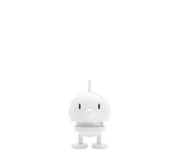 Hoptimist Bumble, Figurine à secouer, décoration scandinave pour Le Salon, Le Bureau, Le Bureau, l'entrée, la Salle de Bain, Moderne & scandinave, Super Cadeau, 4,5 x 5,8 x 7,6 cm, Small, Blanc