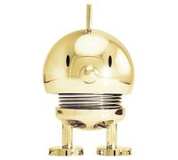 Hoptimist Bumble, Figurine à secouer, décoration scandinave pour Le Salon, Le Bureau, l'entrée, la Salle de Bain, Super Cadeau, 4,5 x 5,8 x 7,6 cm, Petit, Gold