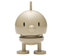 Hoptimist Bumble, Figurine à secouer, décoration scandinave pour Le Salon, Le Bureau, l'entrée, la Salle de Bain, Super Cadeau, 4,5 x 5,8 x 7,6 cm, Petit, Latte