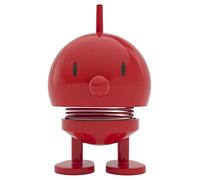 Hoptimist Bumble, Figurine à secouer, décoration scandinave pour Le Salon, Le Bureau, l'entrée, la Salle de Bain, Super Cadeau, 4,5 x 5,8 x 7,6 cm, Petit, Rouge
