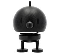 Hoptimist Bumble M Chêne Teinté Noir - Figurine À Secouer, Décoration Scandinave, Salon, Bureau, Salle De Bain, Cadeau Original - Chêne