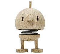 Hoptimist Bumble S Chêne Brut - Figurine À Secouer, Décoration Scandinave, Salon, Bureau, Salle De Bain, Cadeau Original - Chêne