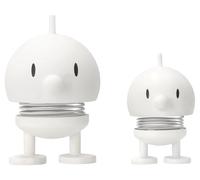Hoptimist Bumble Set Limited Edition, Figurine à secouer, décoration scandinave pour Le Salon, Le Bureau, Le Bureau, l'entrée, la Salle de Bain, Super Cadeau, X-Small/Small, Blanc