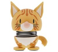 Hoptimist Chat Tigré Orange, Figurine Joyeuse, Figurine d'animal à secouer, décoration scandinave pour Maison, Bureau et Salon, Super idée Cadeau, 4,5 x 4,1 x 5,8 cm, XS, Orange