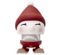 Hoptimist Figurine de Ski Bimble 7,2 cm Rouge/Bleu - Décoration de Noël Amusante pour l'Hiver