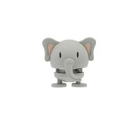 HOPTIMIST Figurine décorative Éléphant Doux 7,6cm Gris gris clair