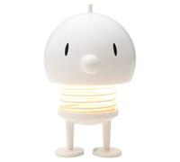 Hoptimist Lampe LED, lampe de chevet tactile, lampe de table sans fil, rechargeable et dimmable, design danois, 10 x 10 x 15 cm, L, blanc