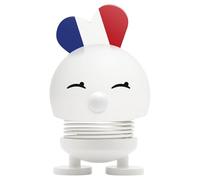 Hoptimist Love Bimble France, Figurine à Ressort & Porte-Bonheur, Design scandinave, Figurine Amusante avec cœur et Couleurs de la France, décoration pour Salon, Bureau & Chambre, 4,5 x 5,8 x 8,7 cm