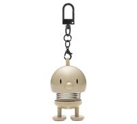 Hoptimist Mini Bumble Bag Charm, Keychain for Purses and Bags, Small Wobbly Figure Decoration, Handbag Accessory, 4 x 3.4 x 5.9 cm, Latte