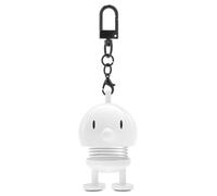 Hoptimist Mini Bumble Bag Charm, Keychain for Purses and Bags, Small Wobbly Figure Decoration, Handbag Accessory, 4 x 3.4 x 5.9 cm, White