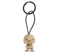 Hoptimist Porte-clés, Porte-clés avec Bimble en chêne, Superbe Cadeau pour Femmes, Hommes et Enfants, Raw Oak, Hauteur 3 cm