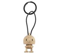 Hoptimist Porte-clés, Porte-clés avec Bumble en chêne, Superbe Cadeau pour Femmes, Hommes et Enfants, Raw Oak, Hauteur 3 cm