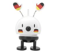 Hoptimist Roligan Allemagne, Hoptimist avec chapeau/claque et le drapeau allemand, article de fan pour le football, le handball etc. 6,4 x 7,3 x 9,2 cm, petit, Blanc