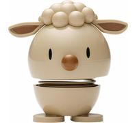 Hoptimist Small Lambert, Wackelfigur, Lamm Wackel Figur, Ostern, Dekoidee, Dekoration, Kunststoff, Latte, H 7 cm, 26185