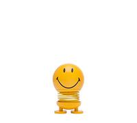 Hoptimist Smiley S Jaune - Figurine À Secouer, Décoration Scandinave, Salon, Bureau, Salle De Bain, Cadeau Original - Abs/Acier