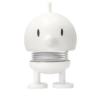 Hoptimist Soft Bumble, Figurine Joyeuse, Figurine à secouer, décoration scandinave pour Maison, Bureau et Salon, Super idée Cadeau, 4 x 3,5 x 5,8 cm, XS, Blanc