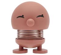 Hoptimist Soft Bumble, Wobbly Figure Decoration, Scandinavian Desk Decoration and Office Gadget, Fun Desk Accessories and Collectible Gift Idea, ABS Plastic, 4,5 x 5,8 x 6,6 cm, Petit, Ruby