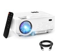 HOPVISION Retroprojecteur,6500 Lumens Mini Projecteur 1080P Full HD, Vidéoprojecteur avec 240" Display, Projecteur Portable 90000 Heures Compatible avec HDMI/USB/AV/VGA White