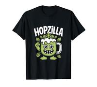 Hopzilla Craft Beer Hops Monster IPA Ale Humour T-Shirt Graphique avec Valeur