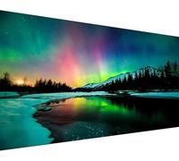 Hoqque Diamond Painting Broderie Diamant Peinture Kit 40×85 Complet | Perle a Coller Paysage Grand Accessoires Canevas 5d Tableau Enfant Adulte Strass Lot Puzzle Dessin Decoration Chambre Murale