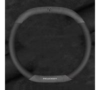 HOQWELCA Auto Couvre Volant pour Peugeot Partner Van 2019-2023, Housse de Volant Caches de Volant en Cuir Couverture de Volant Respirant et Antidérapant Protege Volant Voiture Accessoires,C