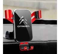 HOQWELCA Support Telephone Voiture pour Citroen C4 Hatchback 2010-2015, Porte Téléphone Voiture Grille Aération Réglable Rotation 360° Un Bouton de Libération Socles Téléphone Portable Automobile,C