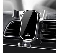 HOQWELCA Support Telephone Voiture pour Mazda Kai, Porte Téléphone Voiture Grille Aération Réglable Rotation 360° Un Bouton de Libération Socles Téléphone Portable Automobile,F