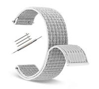 HORACE Bracelet de Montre à Scratch 20mm 22mm - Élastique, Souple, Respirant, à Dégagement Rapide - Unisexe - Compatible avec Garmin et montres connectées (Gris, 20, Millimètres)