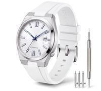 HORACE Bracelet FKM Premium Compatible avec Citizen Tsuyosa 40 mm Série NJ015 - 9 mm à Intégration 26 mm - Souple & Étanche - Démontage Rapide - Outil Inclus