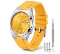 HORACE Bracelet FKM Premium Compatible avec Citizen Tsuyosa 40 mm Série NJ015 - 9 mm à Intégration 26 mm - Souple & Étanche - Démontage Rapide - Outil Inclus
