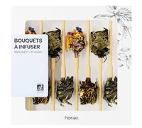 Horae - Coffret infusions - Tisanes bio - Idée cadeau - 8 bouquets à infuser - 4x2 compositions florales - Fleurs de thé à offrir