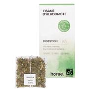 Horae - Tisane digestion bio 15 sachets - Infusion de verveine, menthe, thym, citron, badiane - Tisane digestive pour éliminer - Tisane d'herboristes produite en France