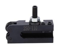 Horaire de retournement du porte-outil de tournage | 250-110 CNC Lathe Tool Post | Performances stables pour l'usinage précis/coupe robuste | Endurci et sol