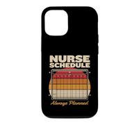Horaire d'infirmière Amusant Toujours planifié rétro Coque pour iPhone 12/12 Pro