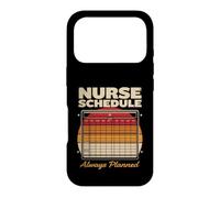 Horaire d'infirmière Amusant Toujours planifié rétro Coque pour iPhone 17 Pro