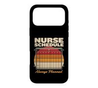 Horaire d'infirmière Amusant Toujours planifié rétro Coque pour iPhone 17 Pro Max