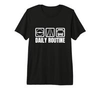 Horaire du Chauffeur de Bus Visite de l'école T-Shirt Haut de Gamme