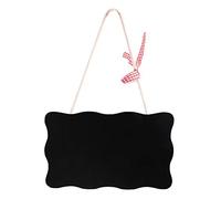 Horaire Ventouse Plaque En Ardoise Panneau de Bienvenue en Bois de Carte de Porte de Tableau Noir Double Face pour La Décoration Intérieure Ventouse Ardoise Porte Petite