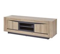 HORATIO - Meuble TV 2 Portes avec Niche Centrale -