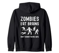 Horde de Zombies Amusants, des Zombies Morts-Vivants mangent des Cerveaux pour Halloween Sweat à Capuche
