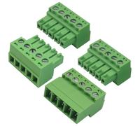 Hordion Lot de 5 connecteurs de bornier à vis à 5 broches de 3,81 mm, enfichables rapides, sans soudure de type Phoenix pour 28-16 AWG